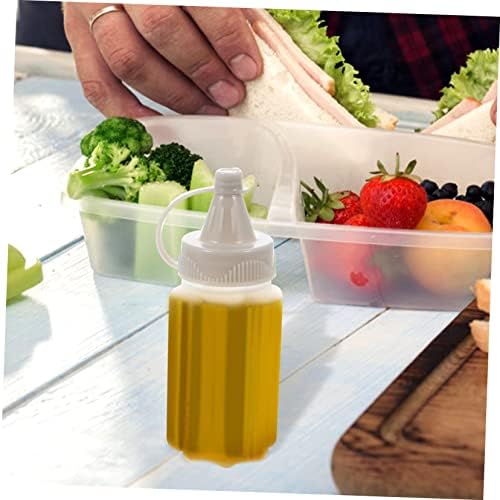 Homoyoyo 8 adet Reçel sıkılabilir şişe Temizle sıkılabilir şişe Temizle Konteyner salata sosu Kapları Hardal Şişesi tutkal