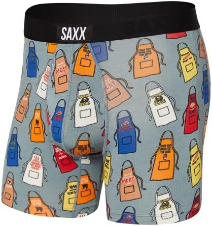 SAXX erkek İç Çamaşırı-Vibe Süper Yumuşak Boxer Külot Dahili Kese Desteği, Erkekler için İç Çamaşırı, Bahar