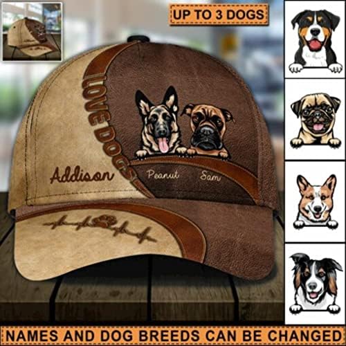 Kalliegear 2022 Köpek Kişiselleştirilmiş Klasik Şapka