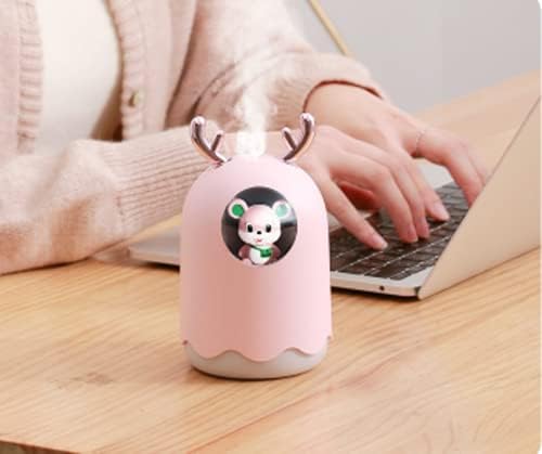 HOMESen Taşınabilir Yaratıcı Sevimli Hayvan Mini USB Küçük Nemlendirici, ev Masaüstü Aromaterapi Hava Sprey Atomizer