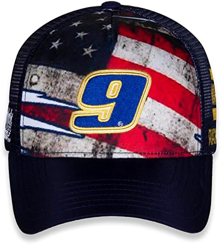 Damalı Bayrak Spor NASCAR 2023 Yetişkin Vatansever Şapka Ayarlanabilir Otomotiv Yarış Örgü beyzbol şapkası