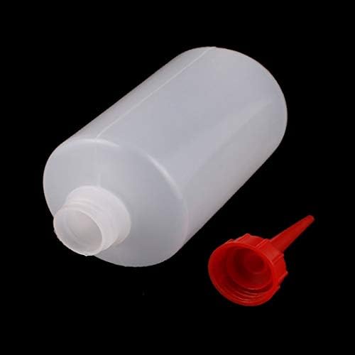 Yeni Lon0167 2 adet 500 ml Yumuşak Plastik Düz Gaga Sıkmak Yağ Şişesi Endüstriyel Dağıtım Şişe (2 stücke 500 ml Weichem Kunststoff