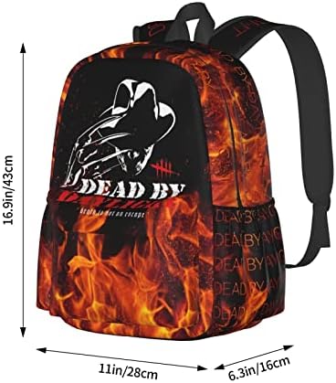 NİKROAD Ölü Oyun Günışığı Sırt Çantaları Hafif Moda Okul Çantalarını Dayanıklı Laptop Sırt Çantası Grafik Sırt Çantası Erkek