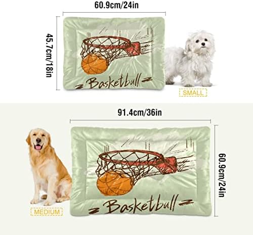 Qilmy Basketbol köpek yatağı Kedi Yatak evcil hayvan sandığı Yatak Kaymaz Yumuşak Pet Köpek ve Kedi Yatak Mat Yıkanabilir