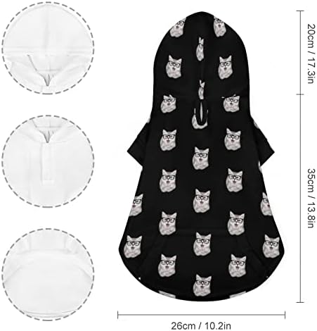 Sevimli Yavru Köpek ve Kedi Kostümleri Sevimli Hayvan Hoodie Takım Elbise Şapka ile Sevimli Kıyafetler Giysileri