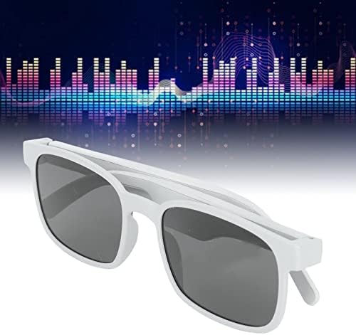 Aqur2020 Akıllı Gözlük, Ayrılabilir Ön Çerçeve Aramaları Cevaplamak için, 80mAh Hafif Çift Mikrofon Gözlük Açık Havada