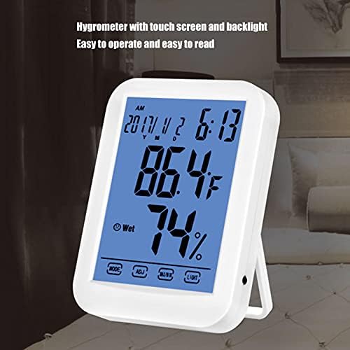 Fdıt dijital ekran LCD Dokunmatik ekran Termometre Higrometre Kapalı oda termometresi ve nem ölçer Sıcaklık nem monitörü