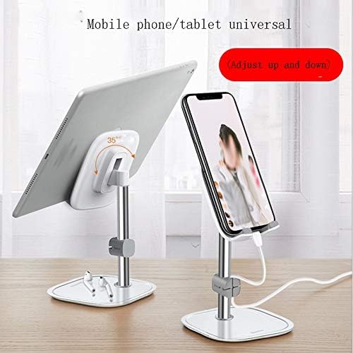 WSSBK Masası Cep telefon tutucu Standı Ayarlanabilir Masaüstü Tablet Tutucu Evrensel Masa cep telefon standı (Renk: Gül Altın)