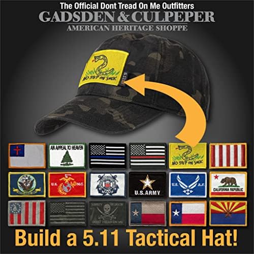 Gadsden ve Culpeper 5.11 Bayrak Taşıyıcı Kapak Paketi Multicam-Siyah