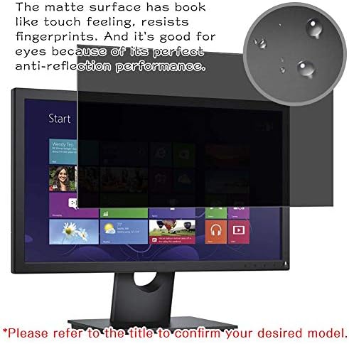Synvy ekran koruyucu koruyucu ile Uyumlu LG 24BL650C-B 23.8 Ekran Monitör Anti Casus Filmi Koruyucuları [Temperli Cam Değil]