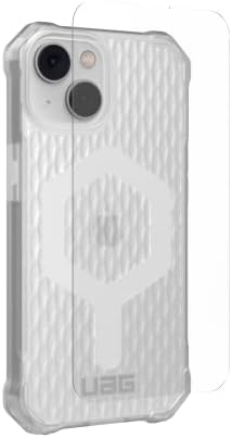 URBAN ARMOR GEAR UAG iPhone 14 Kılıf 6.1 Temel Zırh Buzlu Buz-MagSafe Koruyucu Kapak ve 6.1 Premium Temperli Cam Kalkan Ekran