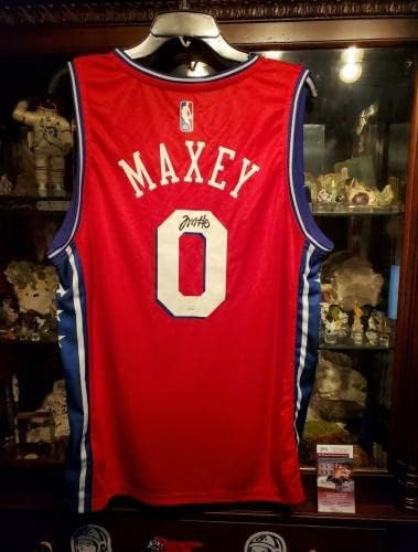Tyrese Maxey Philadelphia 76ers İmzalı NİKE Forması JSA OTANTİK İmzalı NBA Formaları