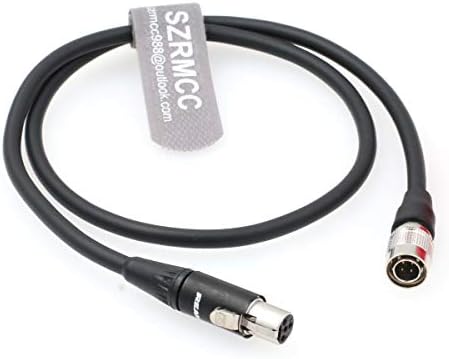 SZRMCC Hawk-Woods DV-SQN4S Audioroot Pil Hirose 4 Pin Erkek TA4F Mini XLR 4 Pin Dişi Güç Kablosu Ses Cihazları için Akrep
