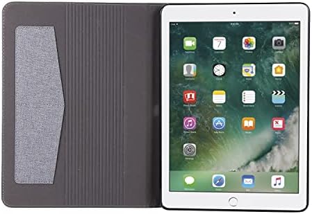 Tablet PC Koruma iPad 5/6/7/8/9(9.7 İnç) Kılıf ile uyumlu, Flip Fold Standı Kılıf Kart Yuvaları ile Otomatik Uyandırma Uyku