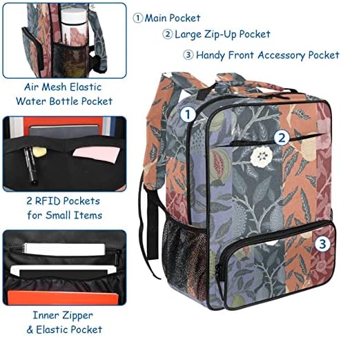 VBFOFBV Laptop Sırt Çantası, Zarif Seyahat Sırt Çantası Rahat Daypacks omuzdan askili çanta Erkekler Kadınlar için, Vintage