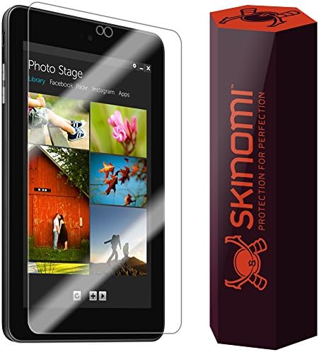 Skinomi Ekran Koruyucu ile Uyumlu Dell Venue 7 (2014) Temizle TechSkin TPU Kabarcık Önleyici HD Film