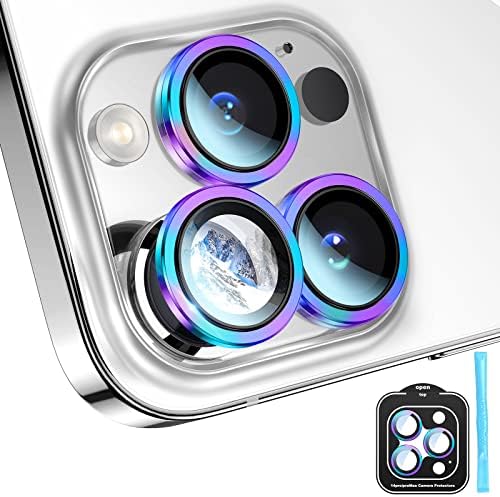 Caka iPhone 14 Pro / iPhone 14 Pro Max Kamera Lens Koruyucu, HD Temperli Cam Kamera Ekran Koruyucu Kapak, 9H Lens Kapağı