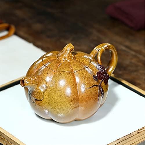 CCBUY Kabak şekli çay retro seramik demlik Kung Fu çay demlik çay seti oturma odası dekorasyon demlik malzemeleri (Renk: