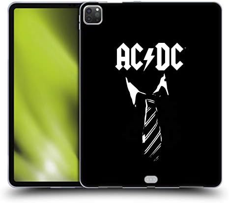 Kafa Çantası Tasarımları Resmi Lisanslı AC / DC ACDC Kravat İkonik Yumuşak Jel Kılıf Apple iPad Pro 12.9 ile Uyumlu 2020/2021/2022