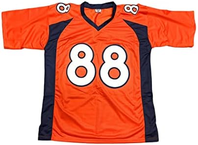 Demaryius Thomas Denver Broncos İmzalı İmza Özel Jersey Turuncu JSA Tanık Sertifikalı