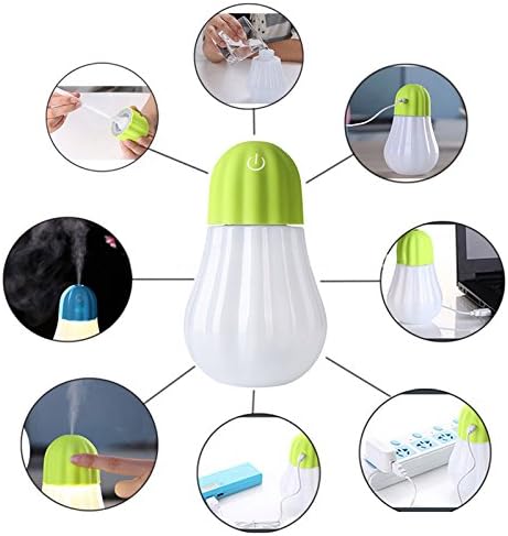 SoHome 350 ml Taşınabilir Mini Kabak nemlendirici USB mini nemlendirici ile ışık lambası