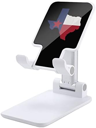 Texas haritası Bayrağı Cep Telefonu Standı Katlanabilir Tablet Tutucu Ayarlanabilir Cradle Masaüstü Aksesuarları Masa