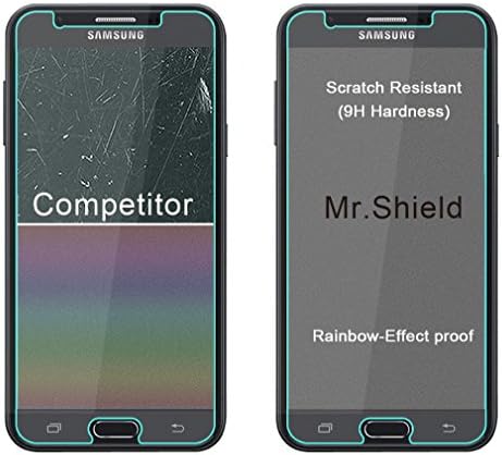 Mr. Kalkan [3-PACK] Samsung Galaxy J7 Perx İçin tasarlanmış [Temperli Cam] Ekran Koruyucu [0.3 mm Ultra İnce 9 H Sertlik