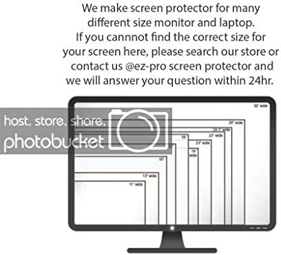 19 inç (çapraz olarak ölçülen ekran) masaüstü monitörü için mavi ışık önleyici ekran koruyucu (3'lü paket). Ekran Koruyucu