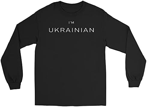 Banısıworld Başkanı Volodymyr Zelensky-Yazıt ben Ukrayna erkek Uzun Kollu Gömlek