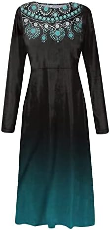 NOKMOPO Sonbahar Elbiseler Kadınlar için 2022 kadın Sonbahar ve Kış Rahat İnce Uzun Kollu Düz Renk Yünlü Kumaş Elbise
