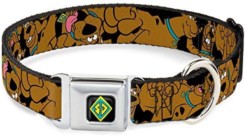 Toka-Aşağı Emniyet Kemeri Tokası Köpek Tasması-Scooby Doo Yığılmış yakın ÇEKİM Siyah-1 Geniş-11-17 Boyuna Uyar-Orta