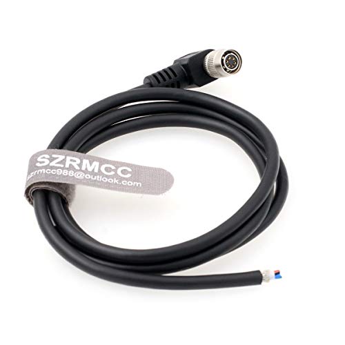 SZRMCC Sağ Açı HR10A-7P - 6S Hirose 6 pin Dişi Açık uçlu Kalkan I / O ve Güç Kablosu Basler Sony AVT GİGE CCD Kameralar (Sağ