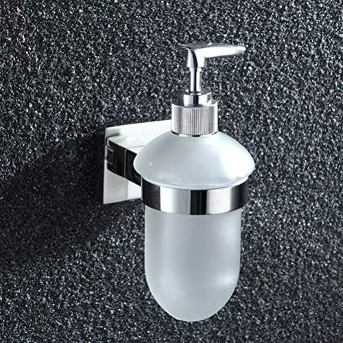 Cabilock 1 ADET Paslanmaz çelik sabunluk Duvara Monte Sıvı Sabun Cam Şişe Mutfak Banyo için