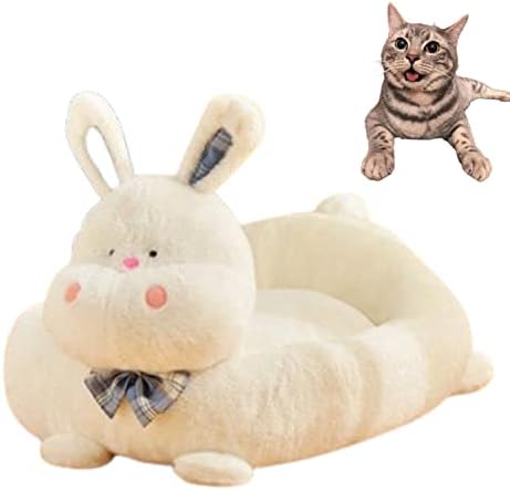 Kendinden ısınma Kedi Yatak-Sevimli Tavşan Şekli Pet kedi yatağı Şezlong Çıkarılabilir Yıkanabilir Küçük Orta Yavru kedi